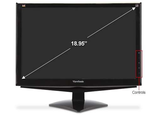 Viewsonic VA1948m-LED 19" Widescreen LCD Computer Display: VA1948M-LED ...