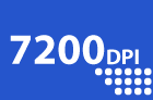 7200dpi