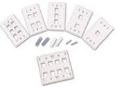 Cables Unlimited Cables To Go Cables To Go 4-PORT KEYSTONE WALL PLATE - IVORY (CABLES TO GO: 03713)