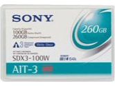 SONY  AIT-3 8MM WORM 100 260GB (Sony: SDX3-100W)