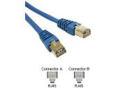 Cables To Go 25ft Shielded CAT5e Patch Cable Snagless Blue (Cables to Go: 27271)