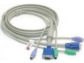 StarTech.com 6ft PC-99 3 In 1 KVM Extension Cable (StarTech.com: 3N1PS2EXT6)