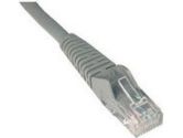 Tripp Lite 7 ft Cat5e 350MHz Gray Snagless Patch Cable RJ45 (Tripp Lite: N001-007-GY)