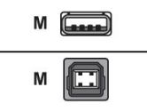 Digi International 3M USB Cable 3 Meter (9.8) A A to B USB Cable (Digi International: 301-9000-06)