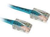 Cables To Go 10ft 10/100BT CAT5e RJ45 Patch Cable Blue No Boots