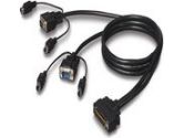 Belkin 25ft OmniView Ent-Series Dual Port MD50M; 4XMDN6D/2XHD15M (Belkin Components: F1D9400-25)