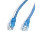 StarTech.com 1000BaseTX Cat6 UTP 500MHz Gigabit Ethernet Patch Cable, 7ft Blue, Molded (StarTech.com: C6PATCH7BL)