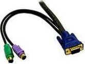 Cables To Go 30FT 3-IN-1 CABLE EXTEN VGA DUAL PS/2 M/F ULTIMA (Cables to Go: 29636)