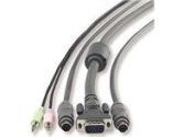 Belkin OmniView KVM Cables for SOHO Series with Audio PS/2 10ft (Belkin Components: F1D9100V10)