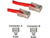 Cables To Go 1 ft. CAT6 550Mhz Snagless Patch Cable, Orange (Cables to Go: 27810)