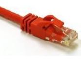 Cables Unlimited Cat6 550Mhz Snagless Crossover Cable Red 10ft (Cables to Go: 27863)