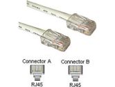 Cables To Go Cat6 550Mhz / 1-Foot / White / Snagless Patch / Cable (Cables to Go: 27160)