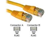 Cables To Go 50' CAT5e 350Mhz Snagless Patch Cable Yellow (Cables to Go: 22142)