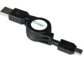 Cables To Go CTG Retractable USB 2.0 TO 5-PIN MINI-B Cable (Cables to Go: 28286)