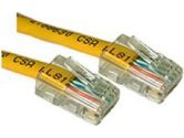 Cables To Go 3ft Cat5e Crossover Patch Cable - Yellow (Cables to Go: 24497)