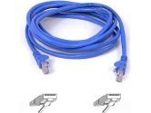 Belkin 2 ft RJ45 CAT-5e Patch Cable Blue (Belkin Components: A3L791-02-BLU)