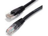 StarTech.com 5 ft Black Molded Cat 6 Patch Cable (StarTech.com: C6PATCH5BK)