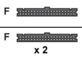 Belkin Ultra ATA100 Round Ribbon Cable - 24 inches (BELKIN: F2N1123-02)