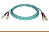 Tripp Lite 15 meter Duplex Multimode 50/125 Aqua Fiber Patch Cable SC/SC (Tripp Lite: N806-15M)