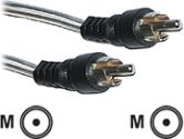 Cables Unlimited Cables To Go Cables To Go  25FT CBL AUDIO MONO RCA MALE TO MALE (Cables to Go: 25483)