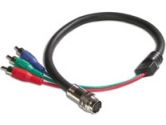 Cables To Go Cables To Go  18IN CBL 3-RCA RGB BREAK AWAY RAPIDRN A OR B 1.5FT (Cables to Go: 40731)