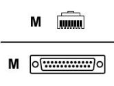 LANTRONIX LANTRONIX  6FT MOLDED CBL RJ45-DB25M CONN (Lantronix: 500-102)