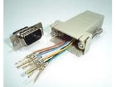 Digi International DIGI DIGI  Crossover adapter - RJ-45 (M) - DB-9  (Digi International: 76000671)