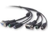 BELKIN CABLES BELKIN CABLES 10FT PS2 OMNIVIEW KVM EXTENSION (Belkin Components: F1D9004-10)