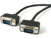 StarTech 10 ft. Low Profile High Resolution Monitor VGA Cable (StarTech.com: MXT101MMLP10)