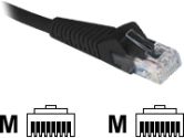 TRIPP LITE TRIPP LITE  Patch cable - RJ-45 (M) - RJ-45 (M) - 5 ft - UTP - ( CAT 6 ) - black (Tripp Lite: N201-005-BK)