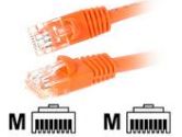 StarTech.com STARTECH STARTECH Crossover Patch Cable - RJ-45 (M) - RJ-45 (M) - UTP - Cat.5e - 6 ft - Orange (StarTech.com: 45CROSS6OR)