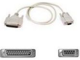 BELKIN CABLES BELKIN CABLES 3FT CABLE AT SER MODEM DB9F DB25M (Belkin Components: F2L088-03)