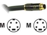 Cables To Go Cables To Go 25FT CABLE S-VIDEO MINI DIN 4 M/M SONICWAVE (Cables to Go: 29742)