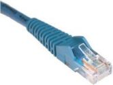 TRIPP LITE  350MHZ BLUE SNAGLESS MOLDED Patch cable - RJ-45 (M) - RJ-45 (M) - 13 ft - UTP ( (TRIPP LITE: N001-014-BL-R)