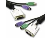 Cables To Go 6-Foot DVI-D M/M PS/2 KVM Cable (CABLES TO GO: 27948)