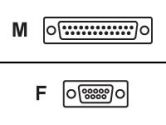 BELKIN CABLES BELKIN CABLES Belkin - Serial cable - DB-25 (M) - DB-9 (F) - 25 ft - not available in August (BELKIN: A2L044-25)