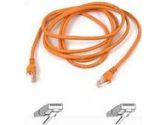 BELKIN CABLES BELKIN CABLES 25FT CBL PATCH CAT5E UTP RJ45M ORG SNAGLESS (Belkin Components: A3L791-25-ORG-S)