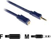 Cables Unlimited Cables To Go Cables To Go 1.5FT CABLE 3.5MM STEREO AUDIO EXTENSION M/F (Cables to Go: 40606)