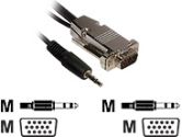 Cables To Go Cables To Go 50FT CABLE PLENUM HD15 M/M UXGA WITH 3.5MM AUDIO (Cables to Go: 40684)
