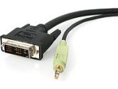 StarTech.com STARTECH STARTECH  6FT DVI-D SINGLE LINK DISPLAY CABLE W/ AUDIO (StarTech.com: DVIDSMM6A)