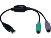 TRIPP LITE TRIPP LITE NOTEBOOK/LAPTOP USB TO PS/2 ADAPTER (Tripp Lite: U219-000-R)