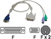 Raritan 6' Ultra Thin KVM Cables (Raritan Computer: CCPT06F)