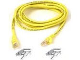 Belkin 50ft RJ45 FastCAT 5e Patch Cable Snagless Molded Yellow (BELKIN: A3L850-50-YLW-S)