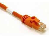 CABLES UNLIMITED CABLES UNLIMITED  Crossover cable - RJ-45 (M) - RJ-45 (M) - 14 ft - ( CAT 6 ) - orange (CABLES TO GO: 27894)