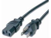 Cables To Go 6 ft. 14 AWG Premium Universal Power Cord (IEC320C13 to NEMA 5-15P) (CABLES TO GO: 03131)