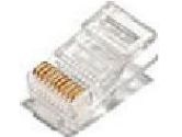 CABLES UNLIMITED CABLES UNLIMITED  RJ45 10X10 MOD PLUG FLAT STRND CBL (CABLES TO GO: 04744)