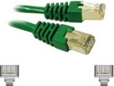 CABLES UNLIMITED CABLES UNLIMITED  50FT SHIELD CAT5E SNAGLESS PATCH CBL GRN (CABLES TO GO: 27274)