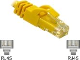 CABLES UNLIMITED CABLES UNLIMITED  3FT CAT6 SNAGLESS XOVER CBL YLW (Cables to Go: 27871)