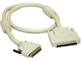 CABLES UNLIMITED CABLES UNLIMITED  SCSI External Cable - 68 pin VHDCI (mini-Centronics) - Male - 68 pin HD D-Sub (H (Cables to Go: 28297)