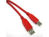 CABLES UNLIMITED CABLES UNLIMITED  Cables To Go 2m USB 2.0 A/B Cable Red (CABLES TO GO: 35673)